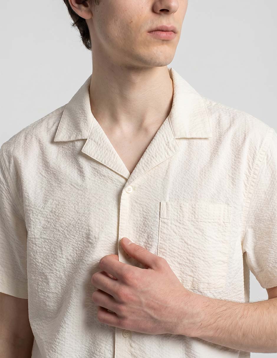 Camisa casual Aero de algodón manga corta para hombre