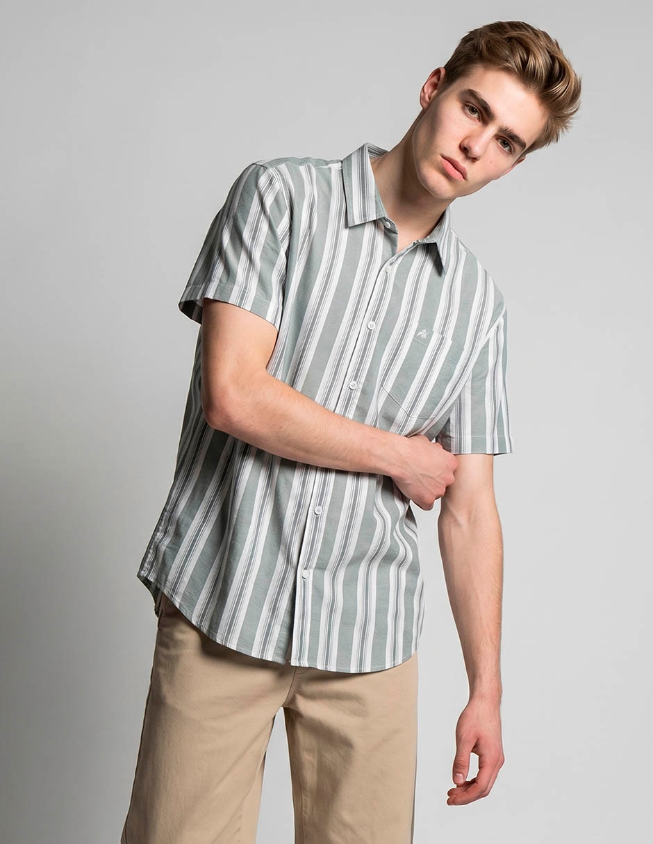 Camisa casual aéropostale manga corta para hombre Camisa casual aéropostale manga corta para hombre