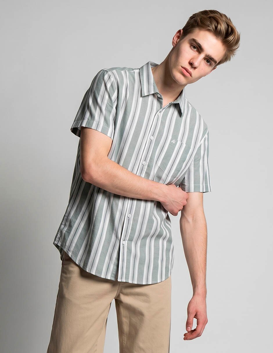 Camisa casual manga corta para hombre Camisa casual manga corta para hombre