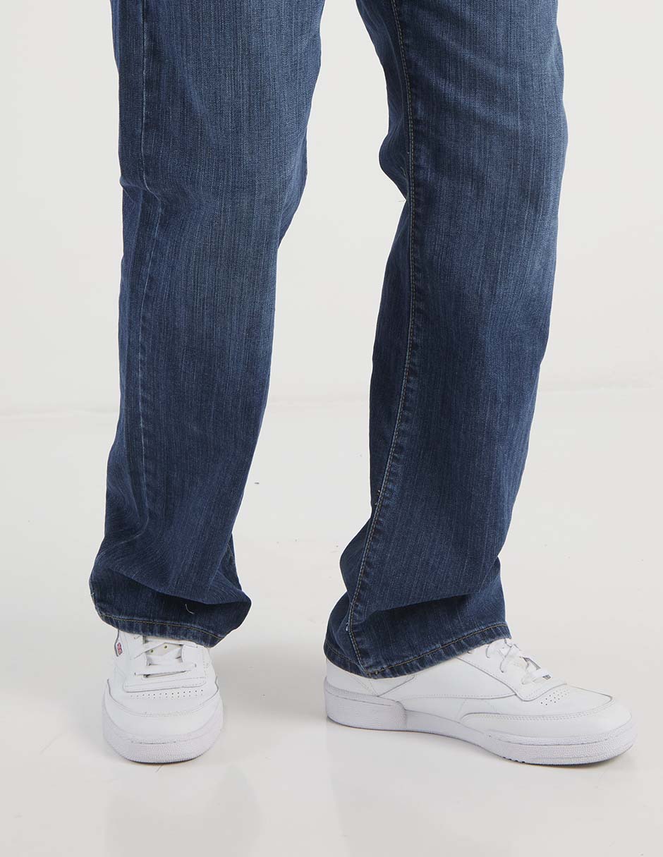 Jeans straight Aéropostale lavado whisker para hombre