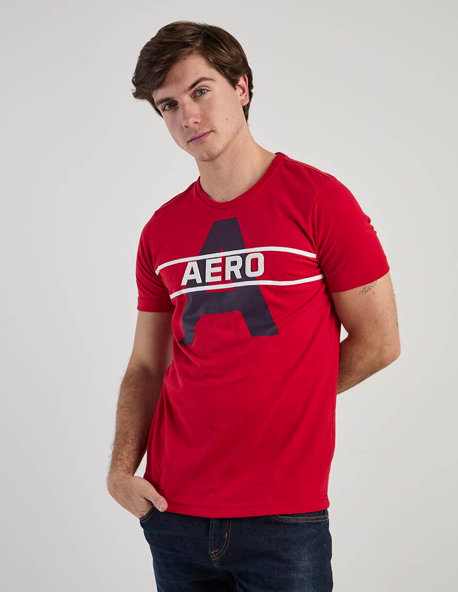 Playera cuello redondo para hombre 1