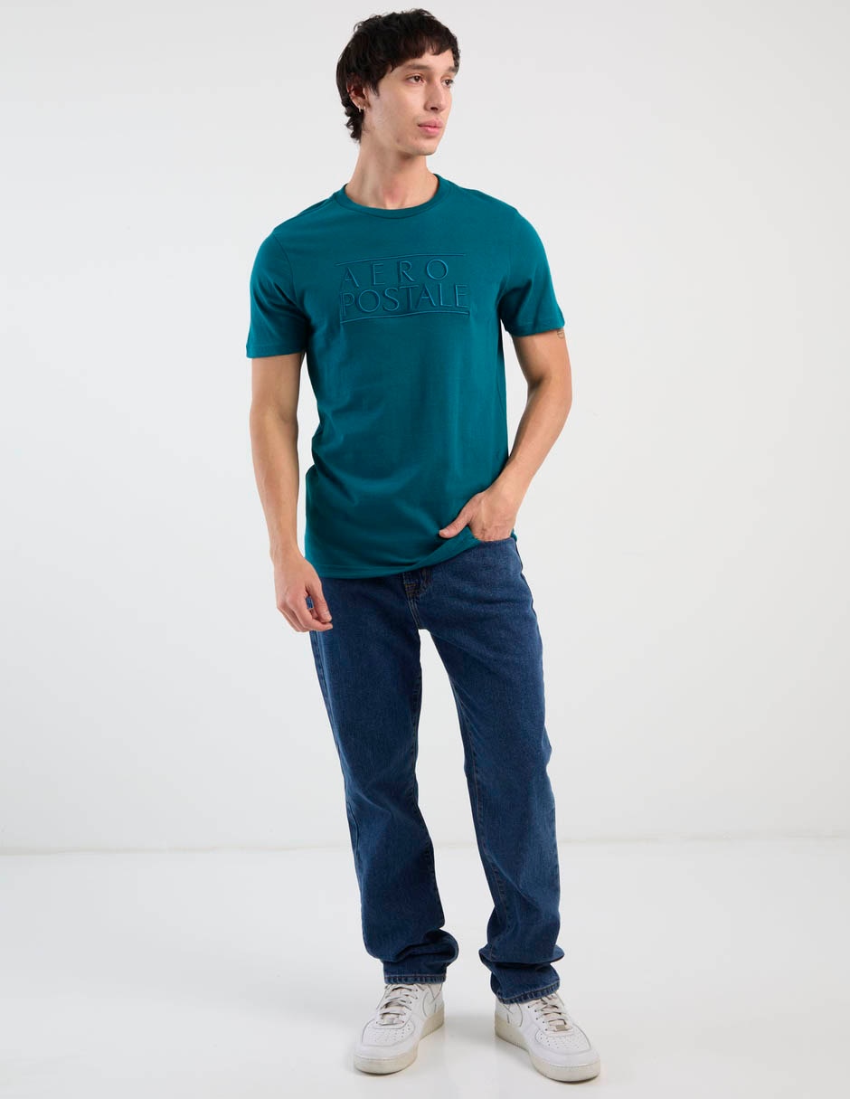 Playera aéropostale cuello redondo para hombre