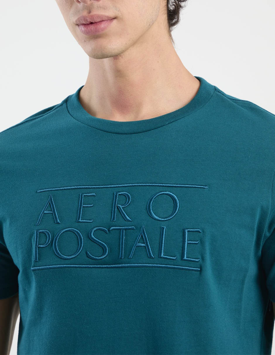 Playera aéropostale cuello redondo para hombre