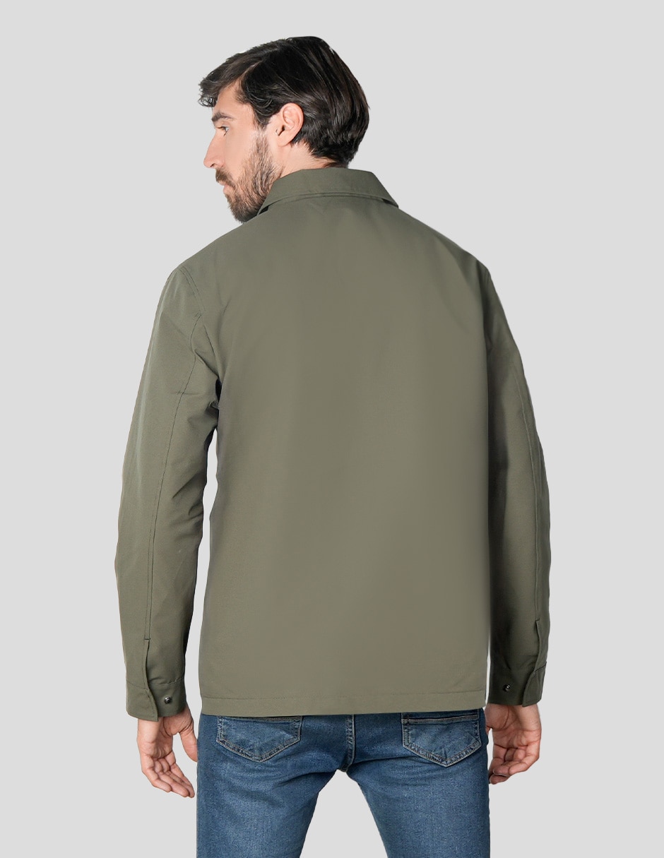 Chamarra casual con bolsillos para hombre 4