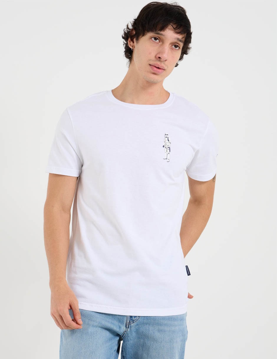 Playera cuello redondo para hombre