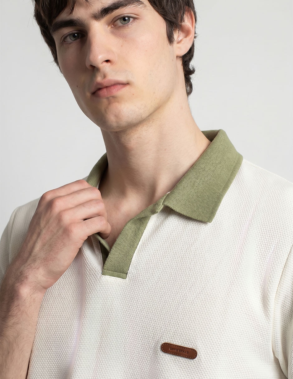 Playera cuello polo para hombre 2