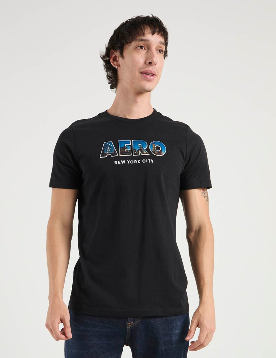 Playera cuello redondo para hombre