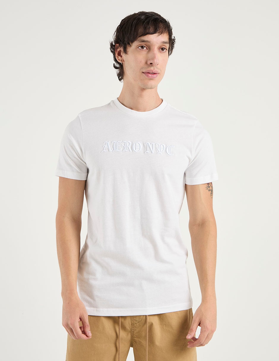 Playera aéropostale cuello redondo para hombre