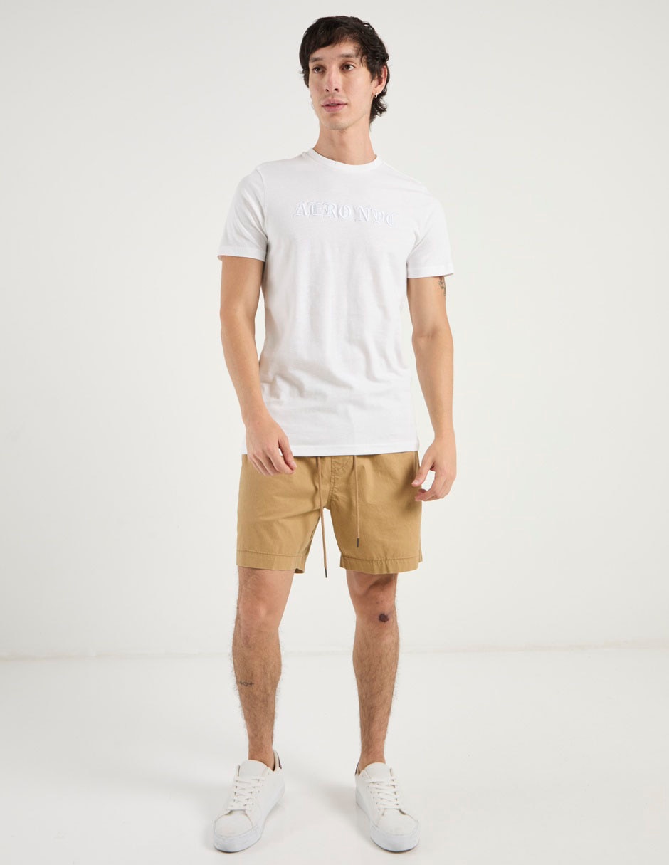 Playera aéropostale cuello redondo para hombre