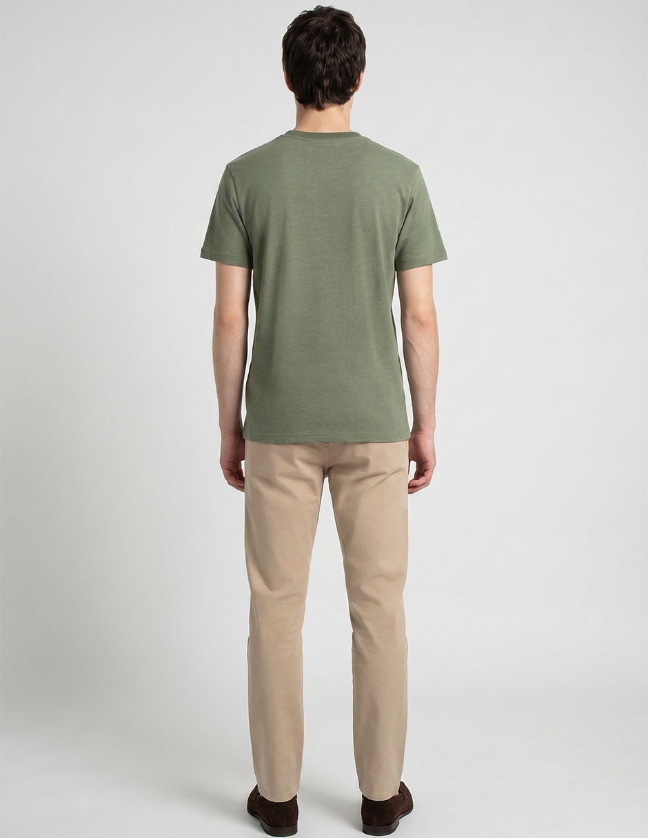 Playera cuello redondo para hombre