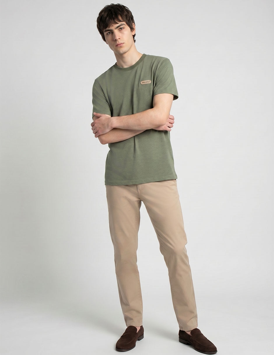 Playera cuello redondo para hombre
