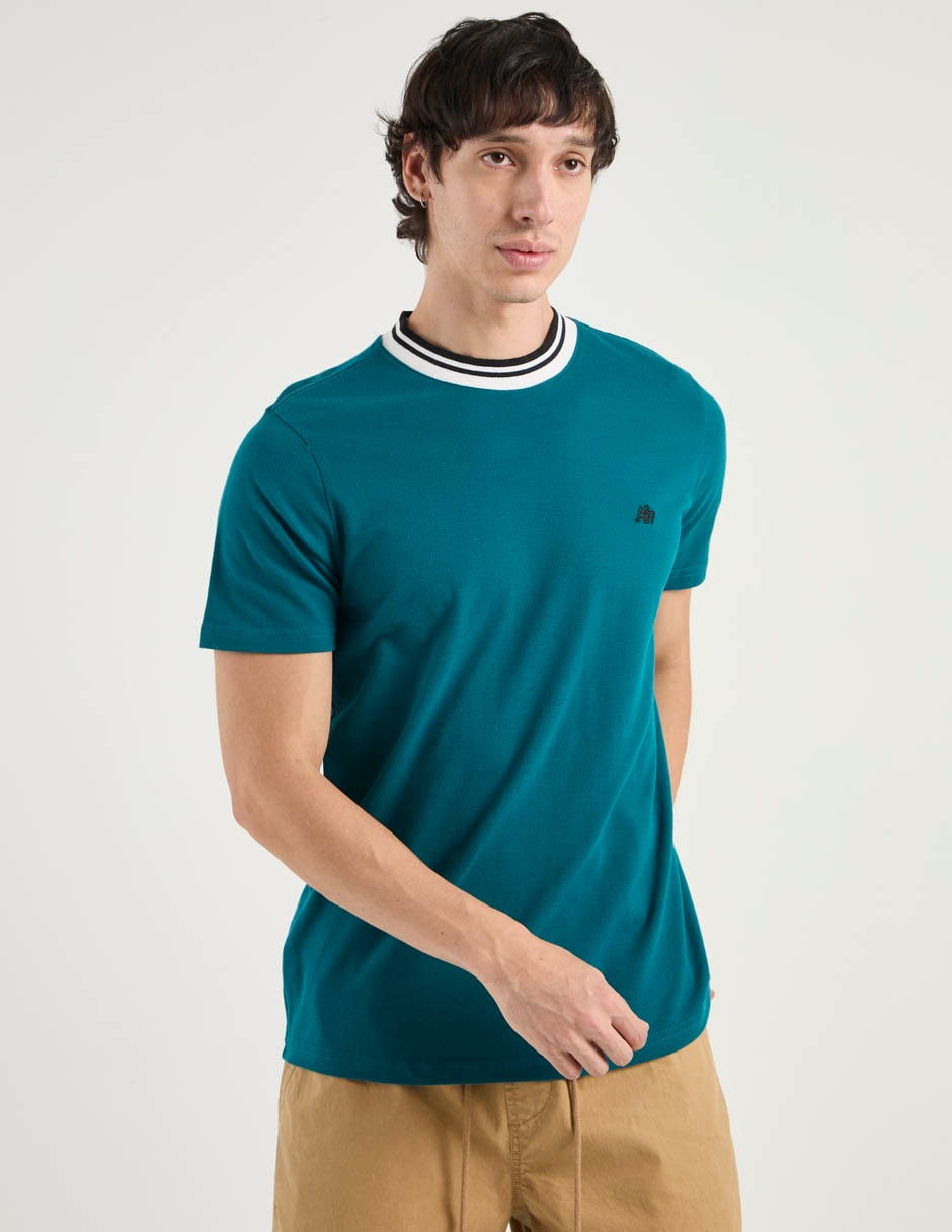 Playera aéropostale cuello redondo para hombre