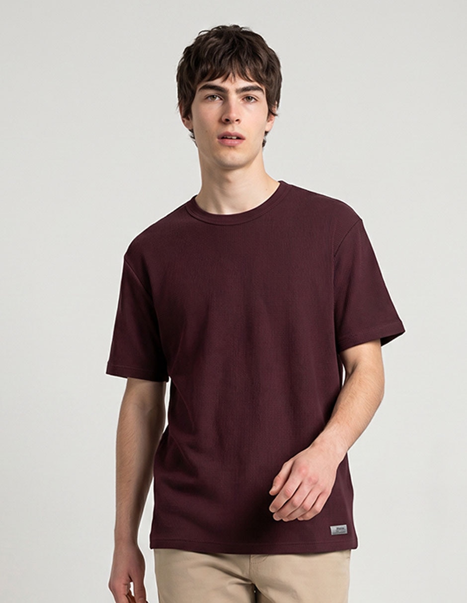 Playera cuello redondo para hombre