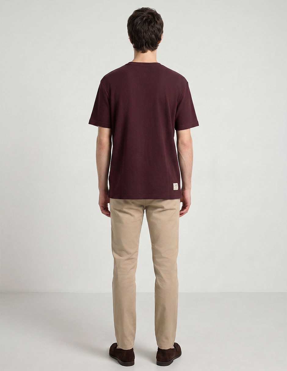 Playera cuello redondo para hombre