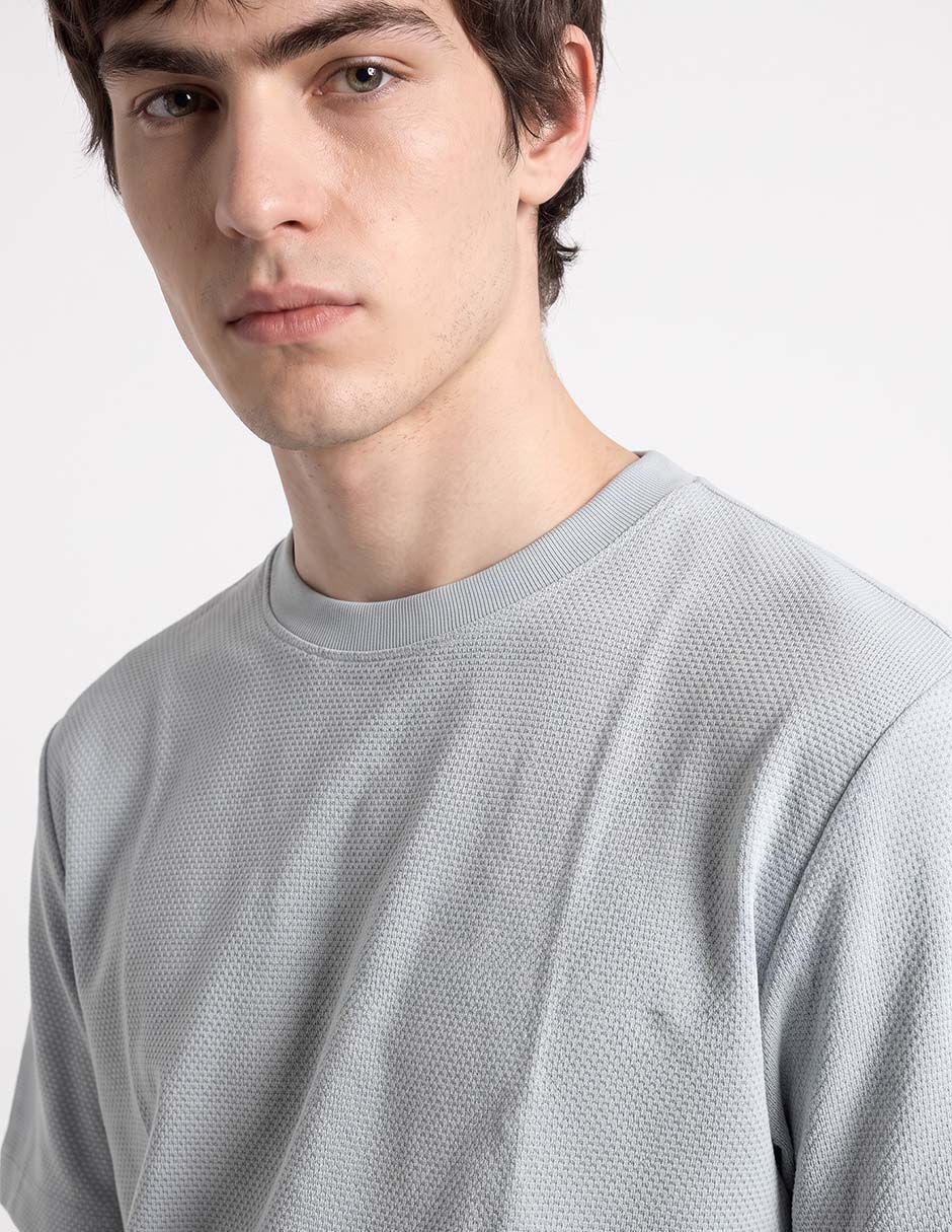 Playera postale cuello redondo para hombre 3