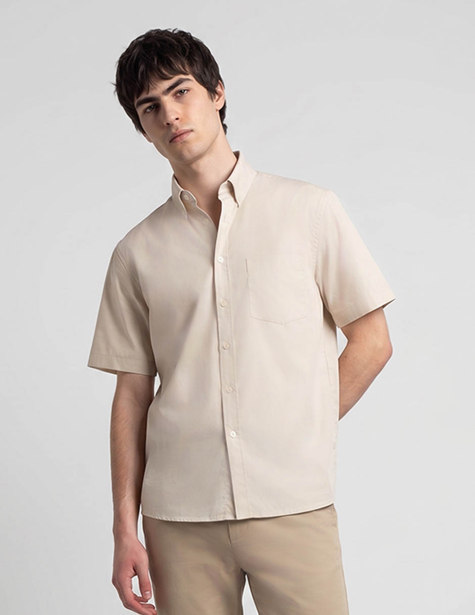 Sobrecamisa Casual AŽropostale De Textil Manga Corta Para Hombre 1