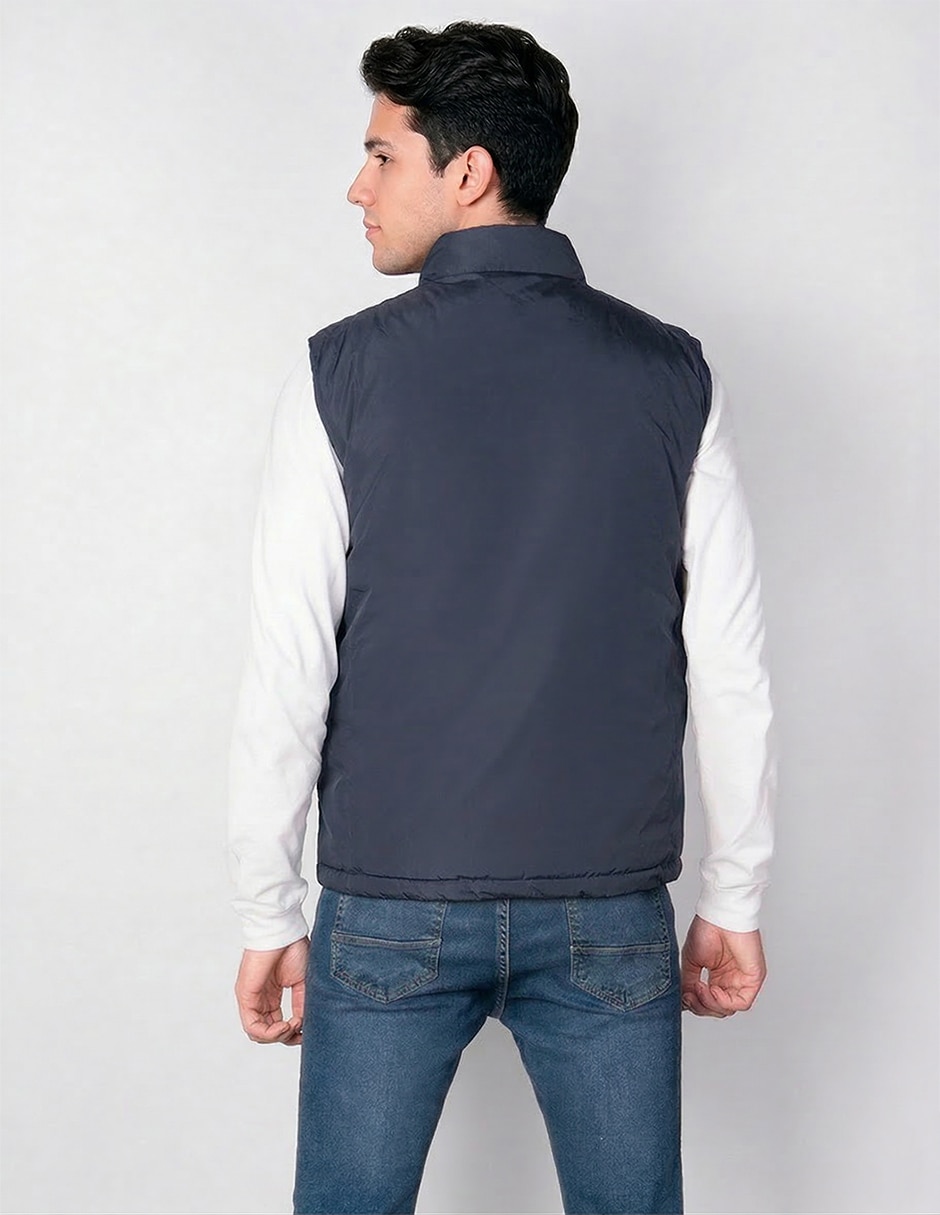 Chaleco aéropostale no poliéster reversible para hombre