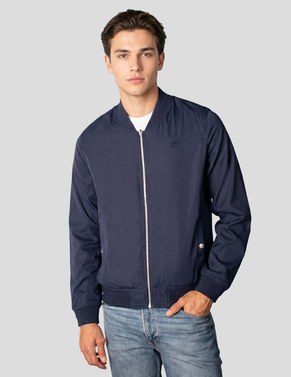 Chamarra bomber reversible para hombre Chamarra bomber reversible para hombre