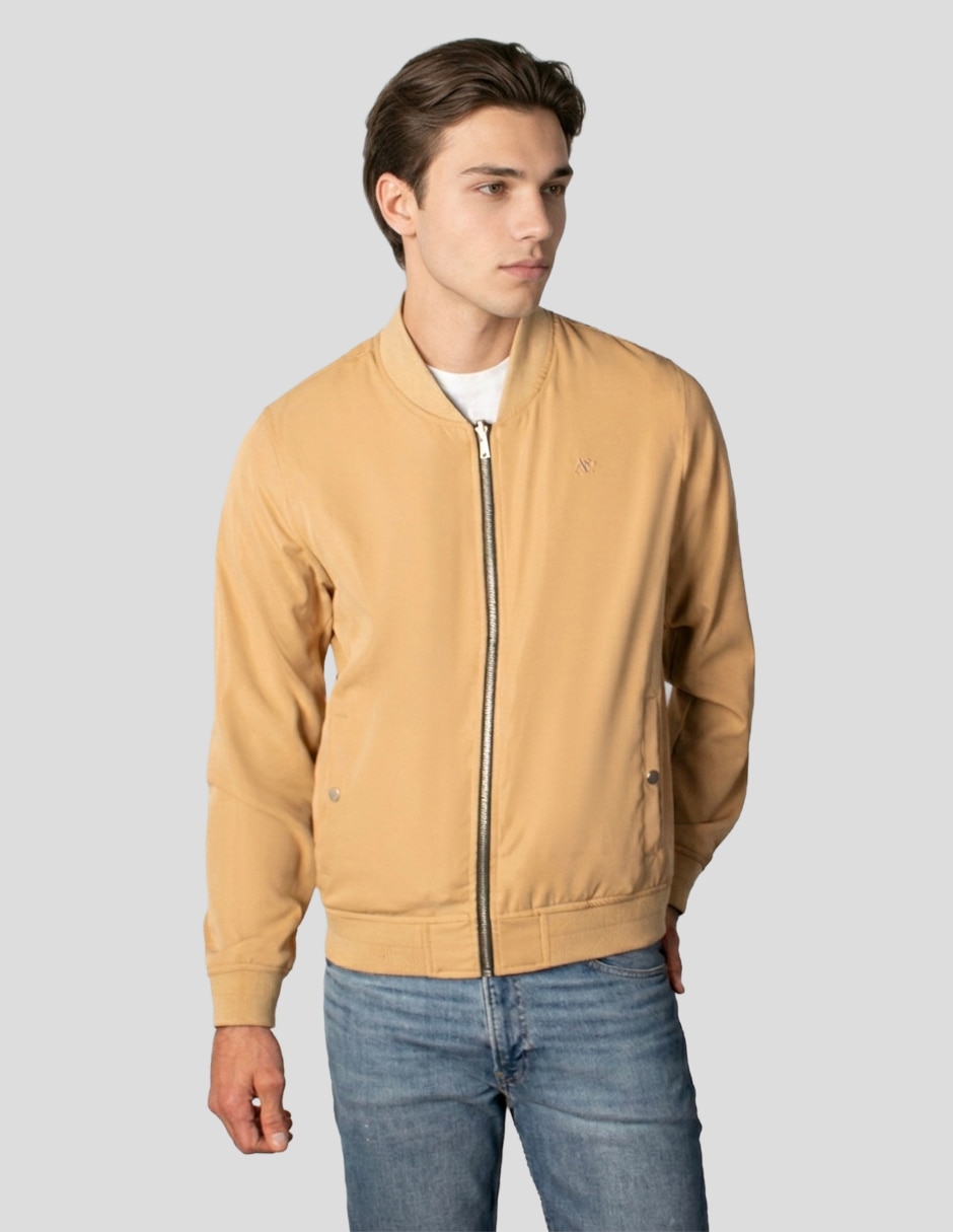 Chamarra bomber reversible para hombre 4