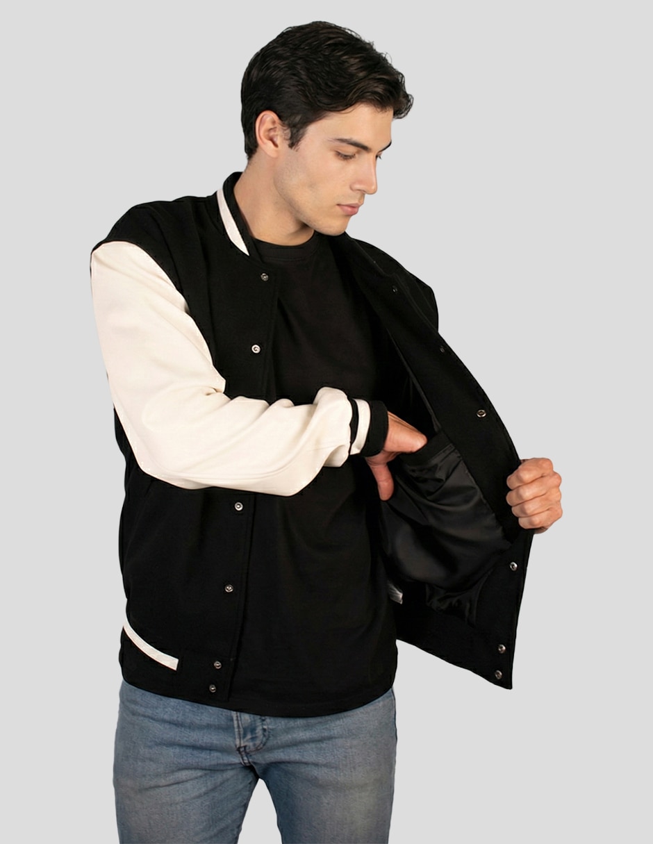 Chamarra beisbolera para hombre 5