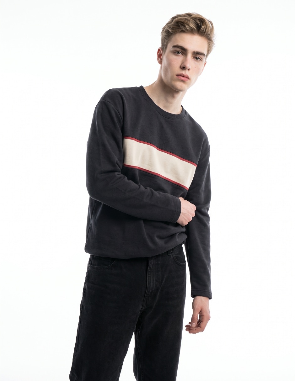 Playera manga larga para hombre