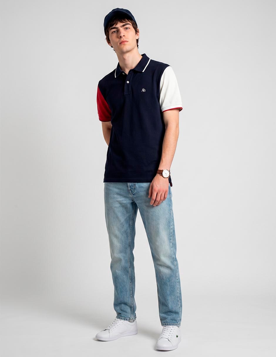 Playera Tipo Polo/Set Playera Tipo Polo Primavera Para Hombre