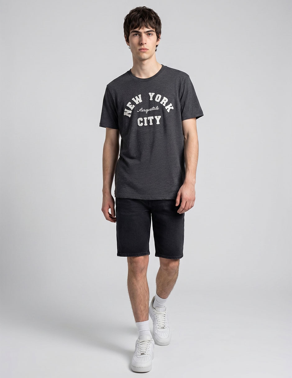 Playera cuello redondo para hombre