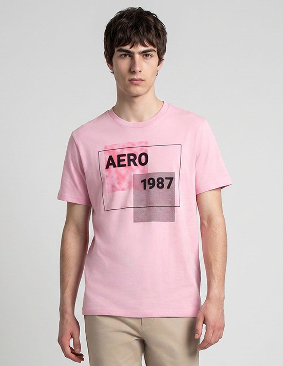 Playera Aéropostale cuello redondo para hombre