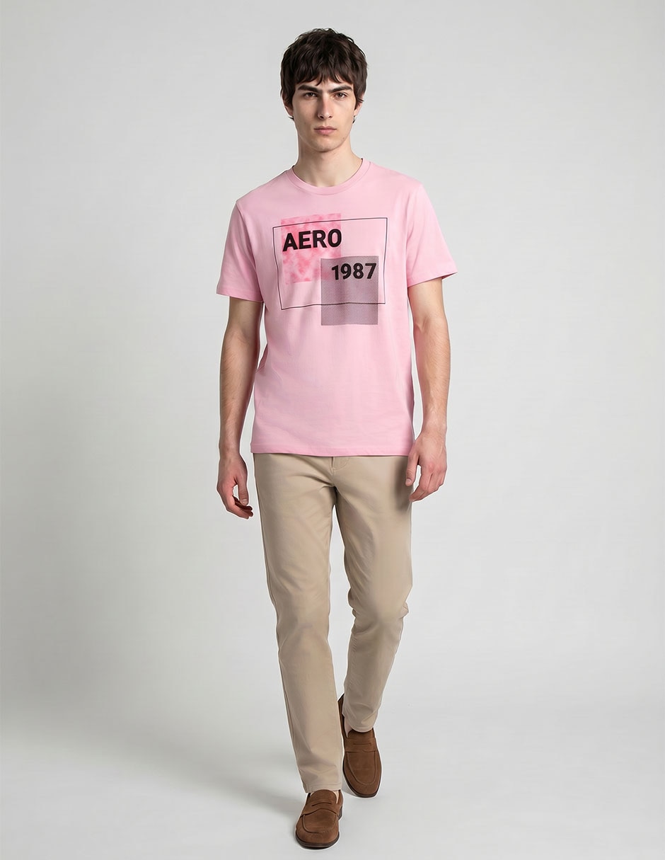 Playera Aéropostale cuello redondo para hombre