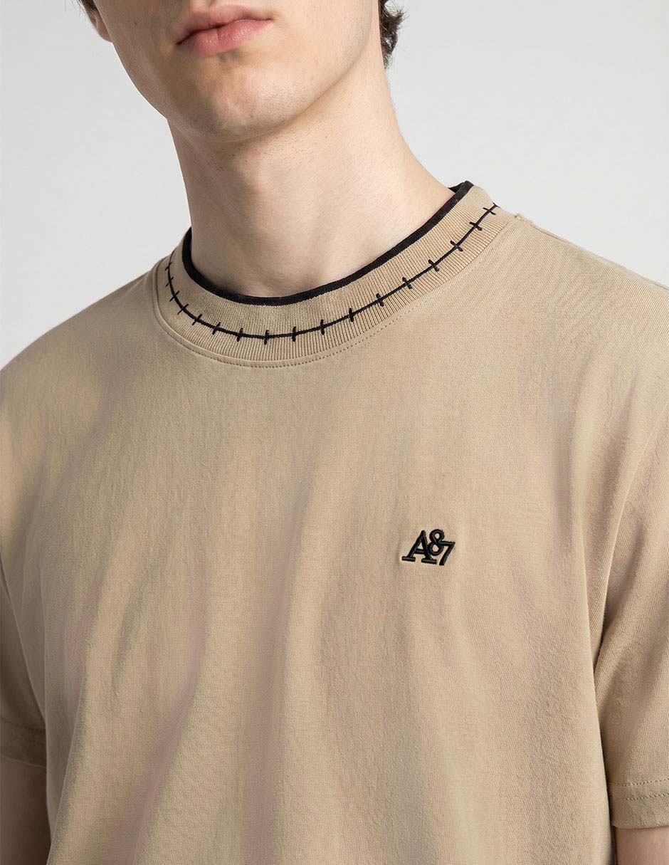 Playera cuello redondo para hombre 4