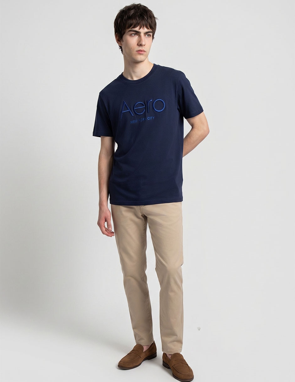 Playera cuello redondo para hombre