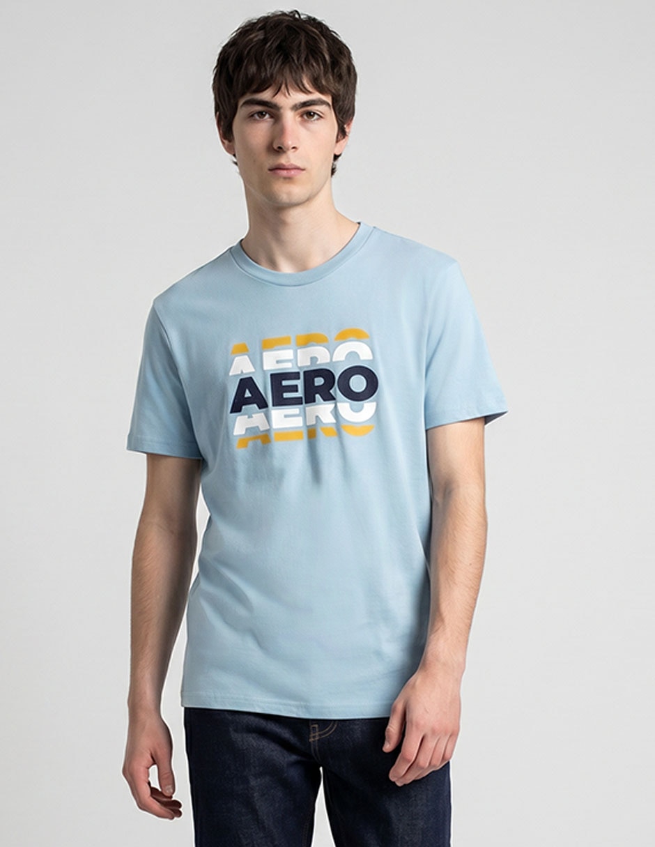 Playera cuello redondo para hombre