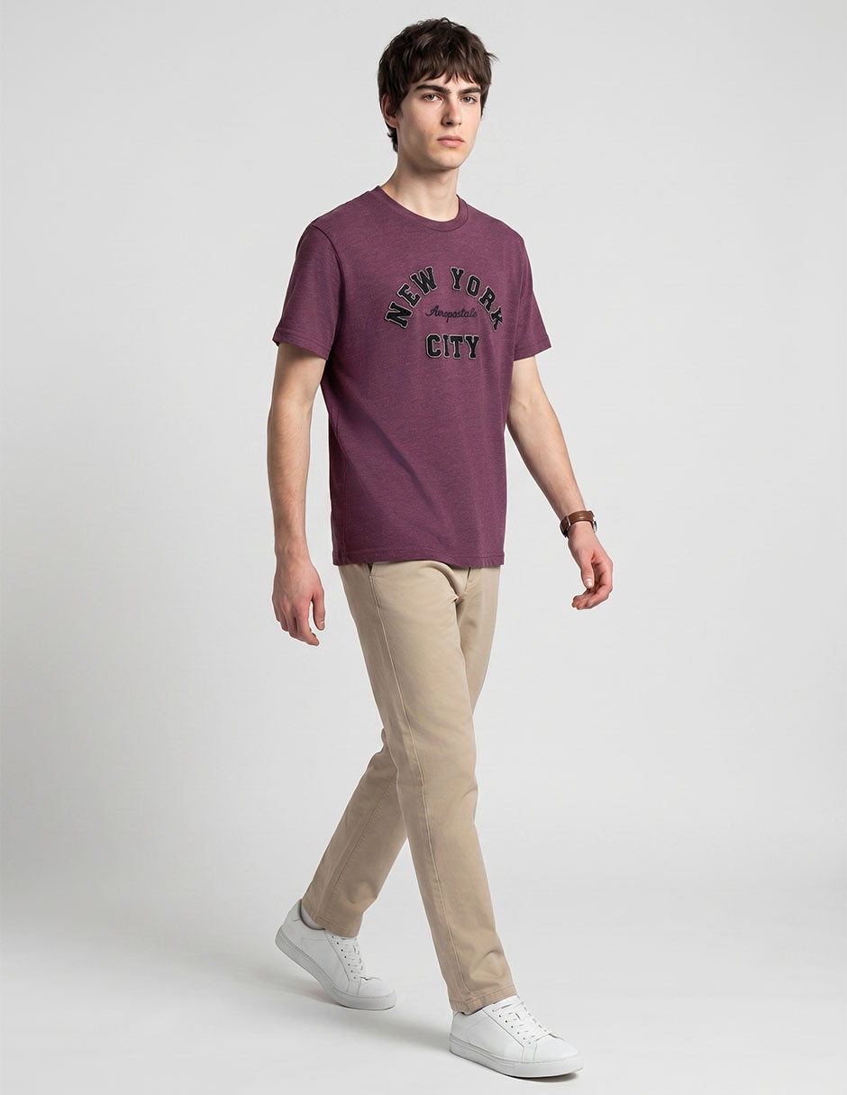 Playera cuello redondo para hombre 1