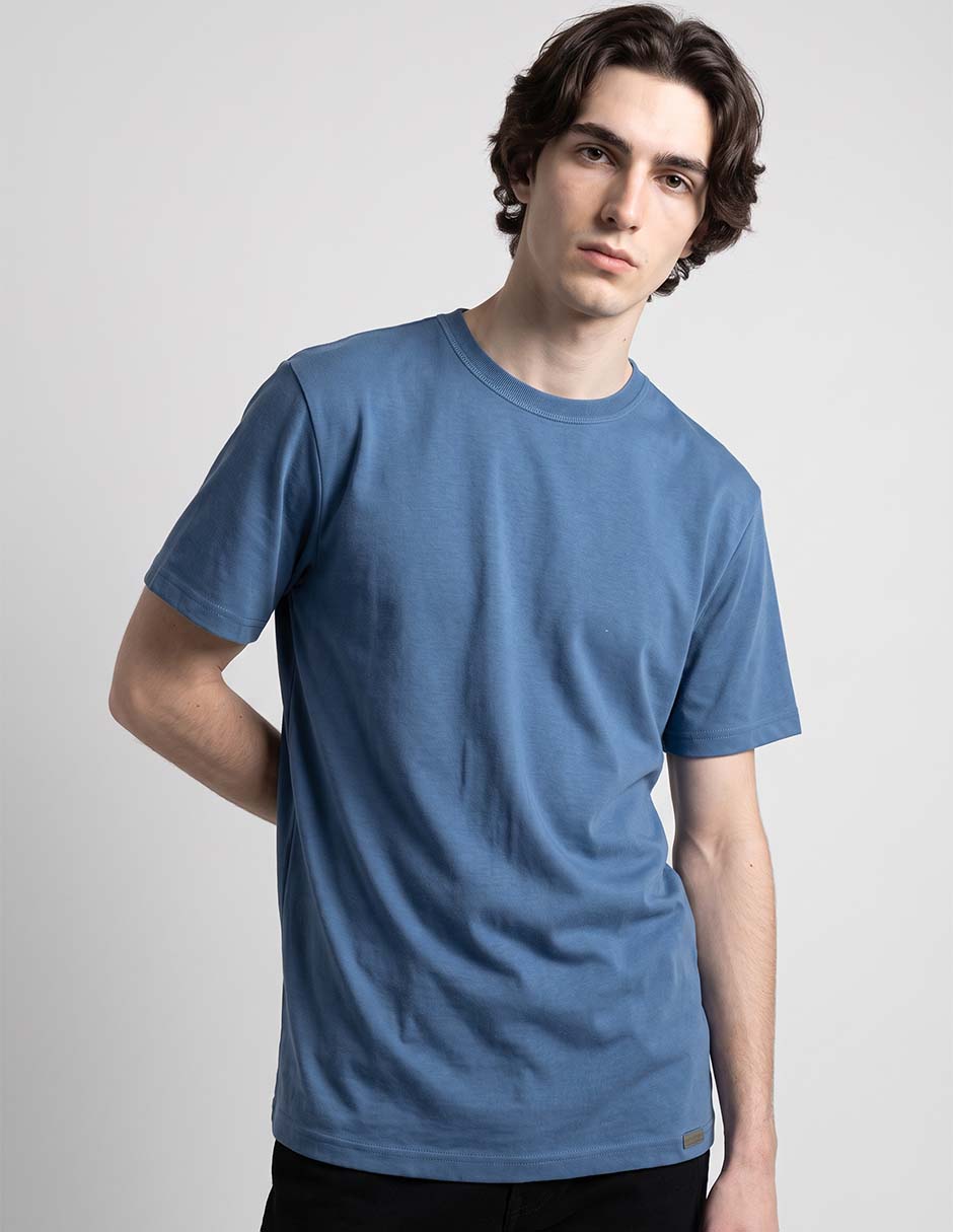 Playera cuello redondo para hombre