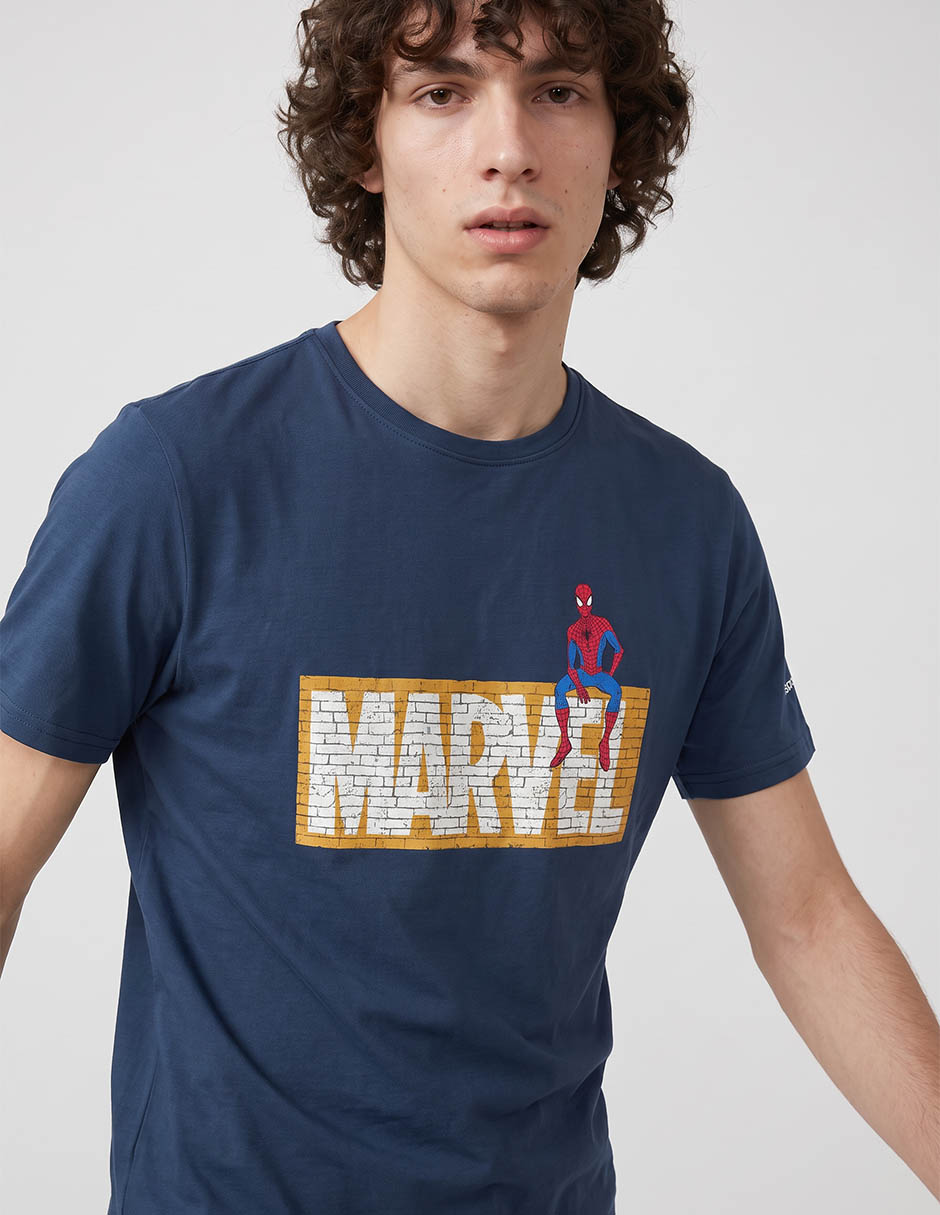 Playera Marvel cuello redondo para hombre 3