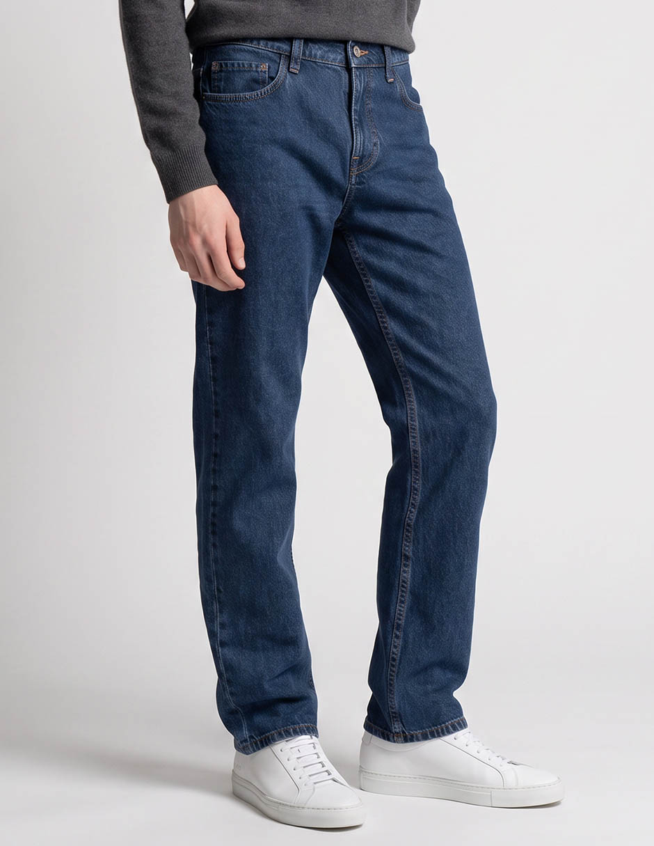 Jeans straight aéropostale lavado stone wash para hombre