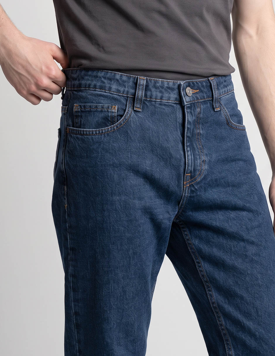 Jeans straight aéropostale lavado stone wash para hombre 3