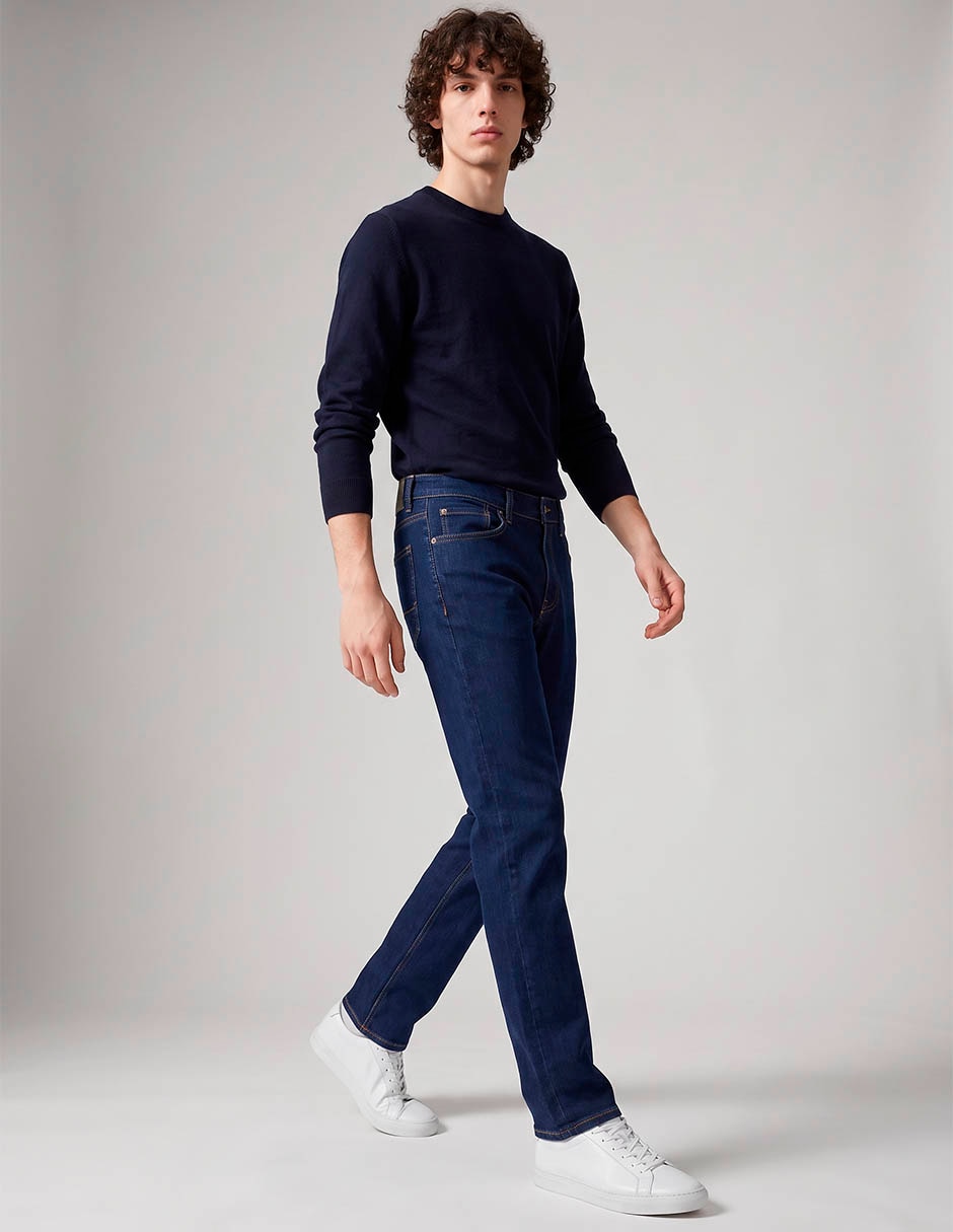 Jeans slim aeropostale lavado obscuro para hombre 3