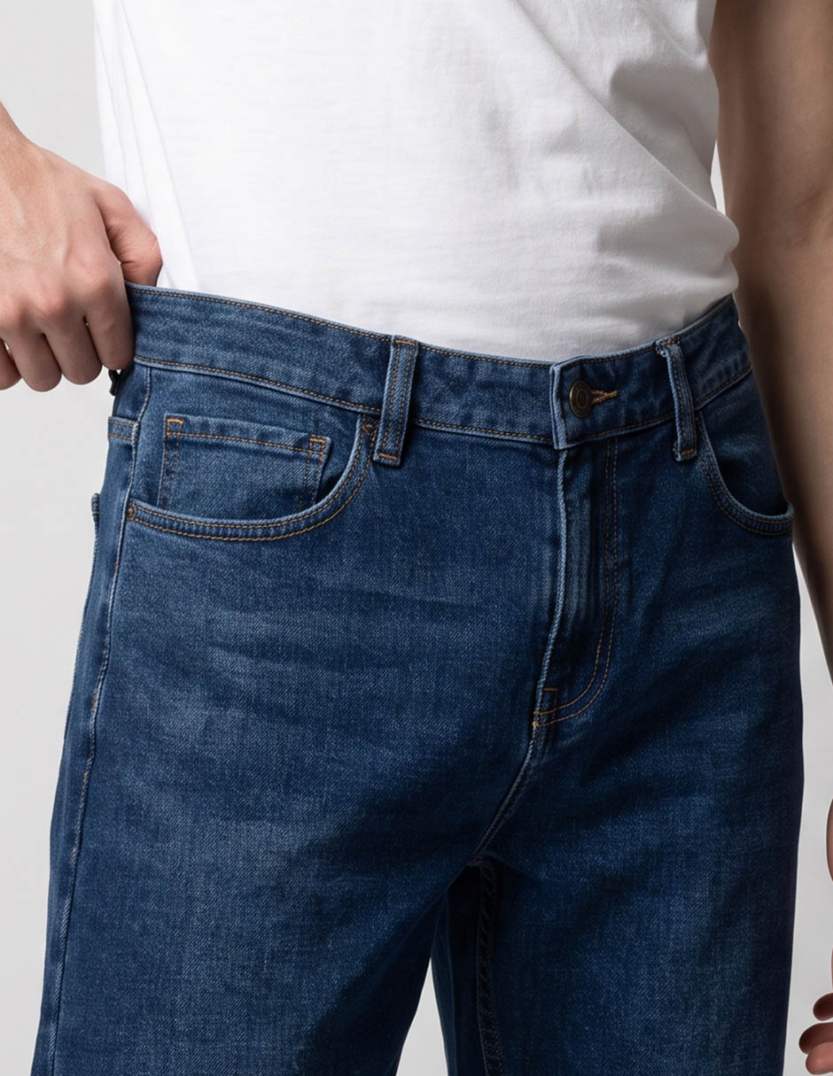 Jeans straight aéropostale lavado medio para hombre 3