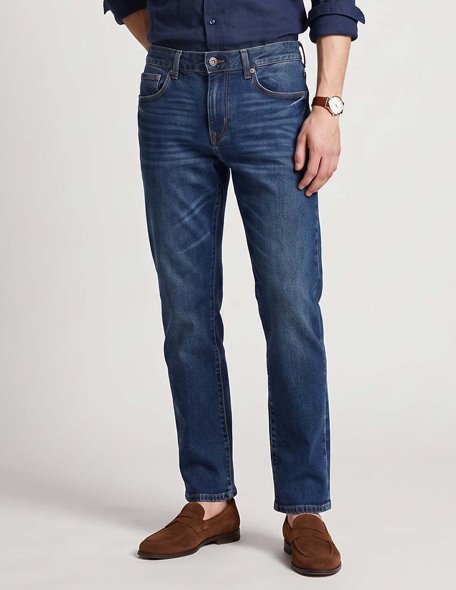 Jeans recto aéropostale lavado medio para hombre Jeans recto aéropostale lavado medio para hombre