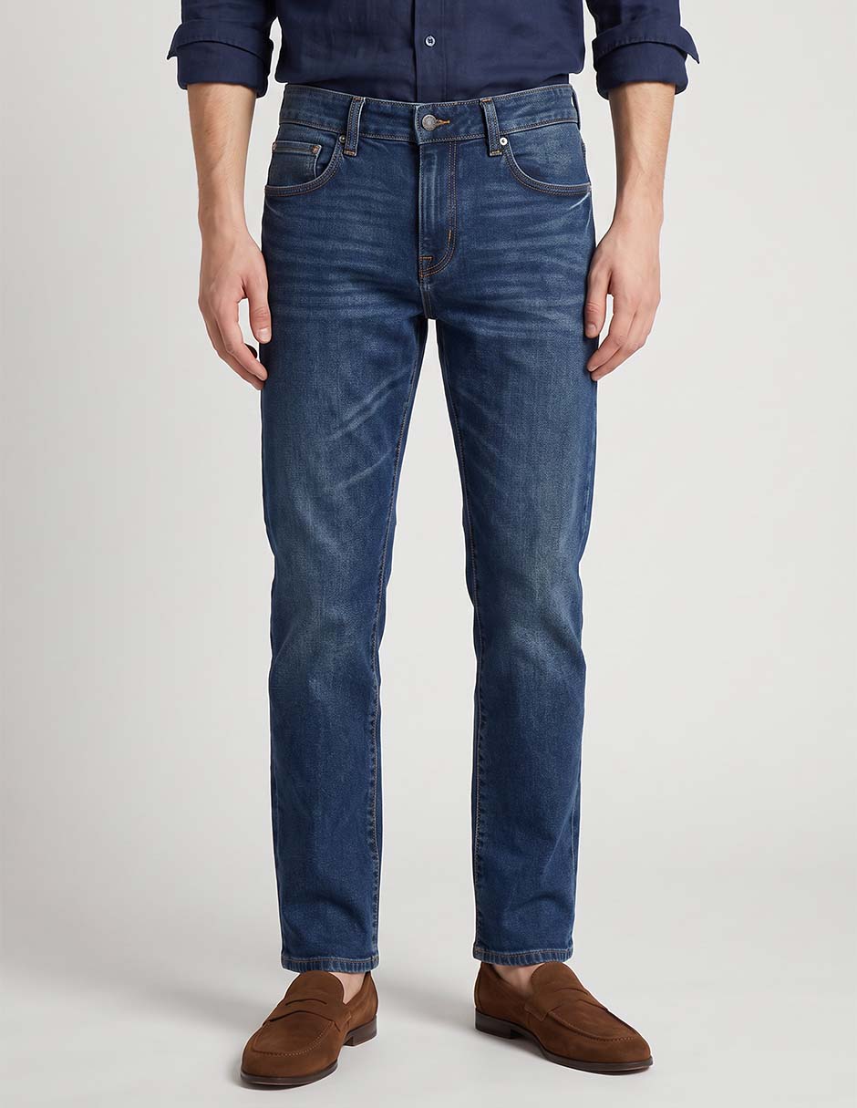 Jeans recto aéropostale lavado medio para hombre 3