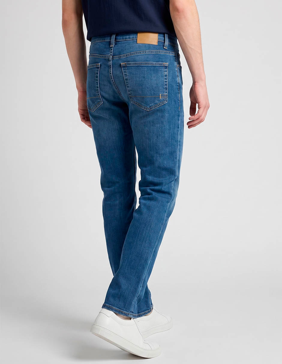 Jeans slim Aero lavado whisker para hombre