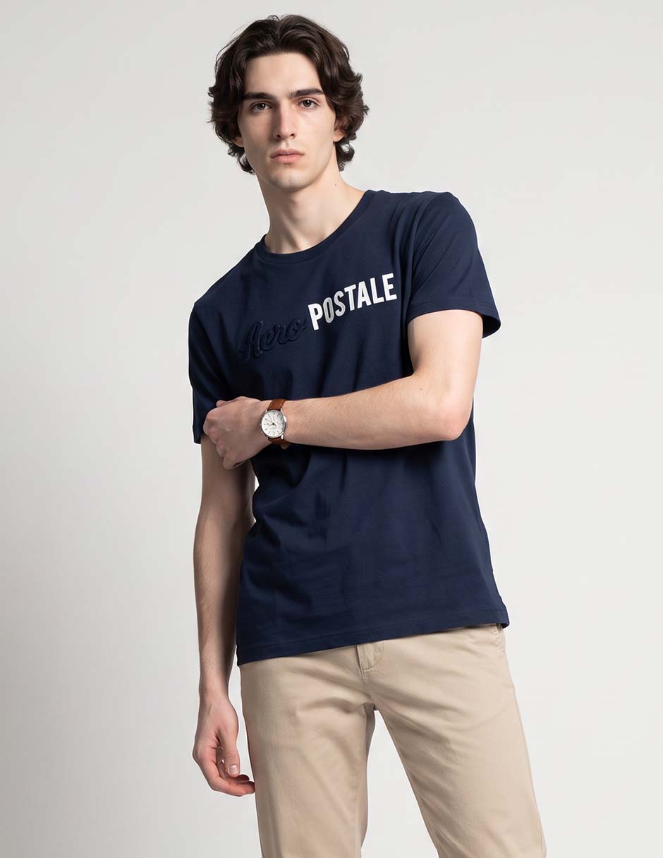 Playera cuello redondo para hombre