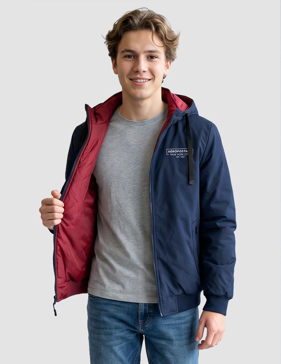 Chamarra casual Aero reversible para hombre 5
