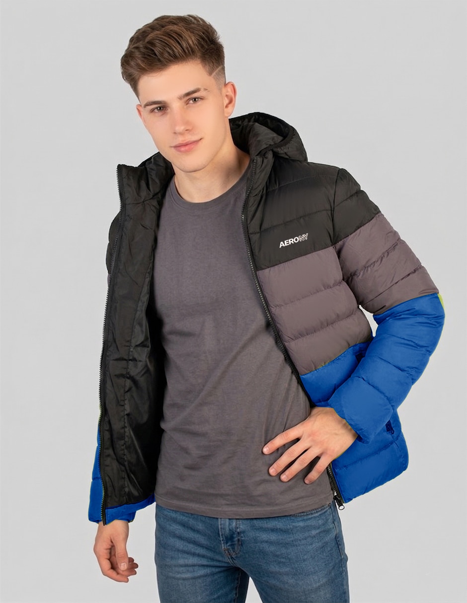Chamarra capitonada Aeropostale para hombre 2