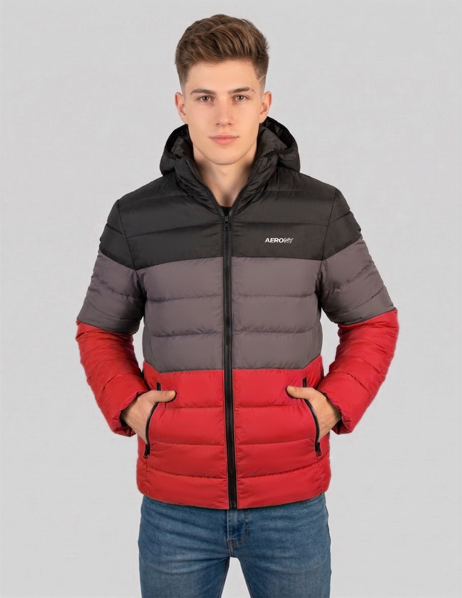 CHAMARRA AERO 8972BTS25, G, ROJO