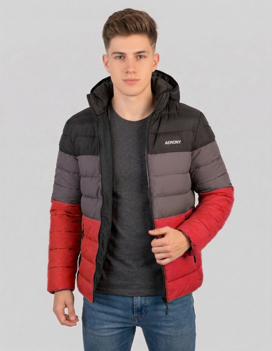 CHAMARRA AERO 8972BTS25, G, ROJO