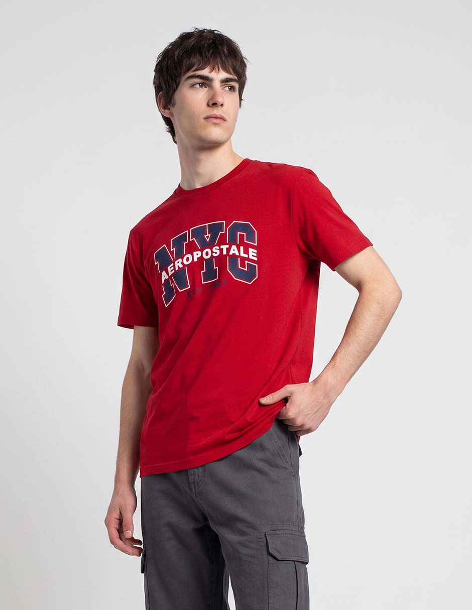 Playera cuello redondo para hombre 1