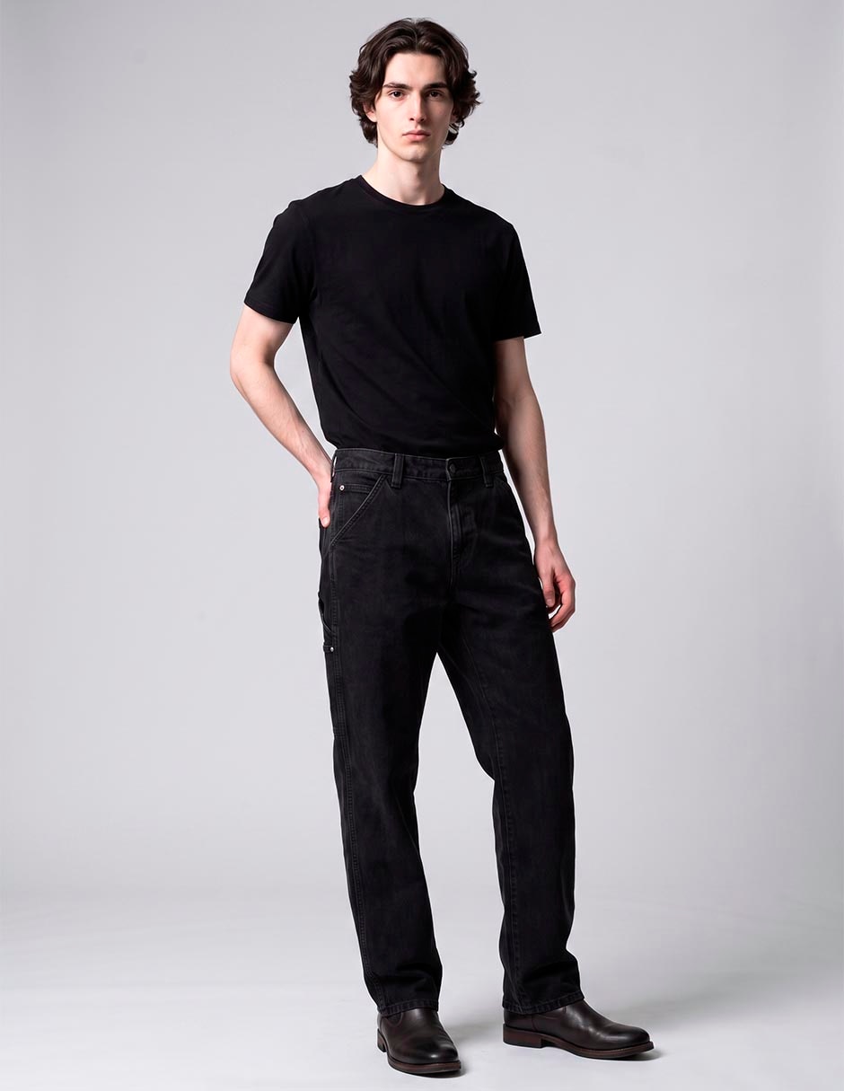 Jeans straight lavado obscuro para hombre Jeans straight lavado obscuro para hombre