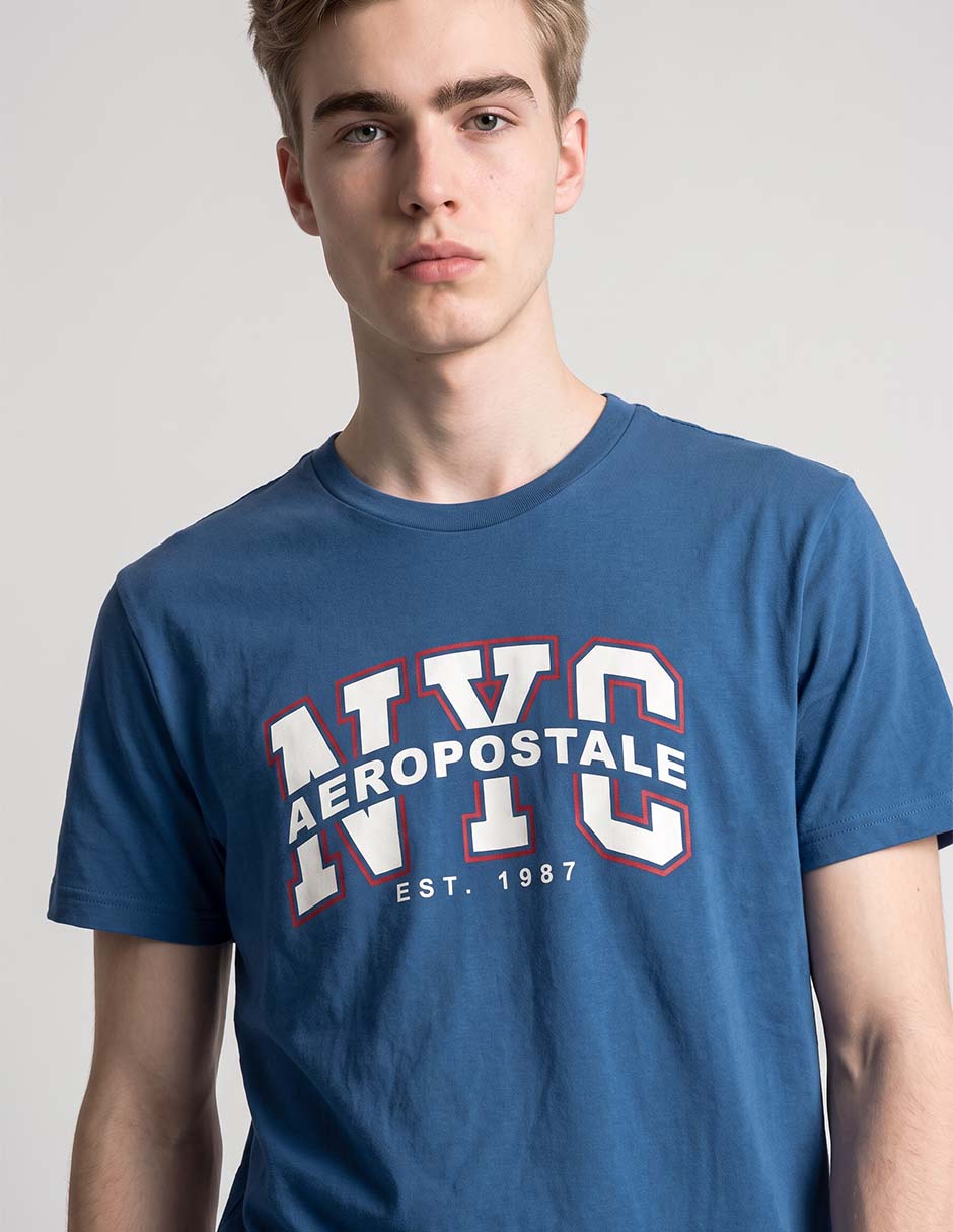 Playera cuello redondo para hombre 3